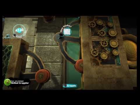 LittleBIGPlanet 2 (720p HD) Walkthrough Part 07 - Gripple Grapple - Initial & Aced