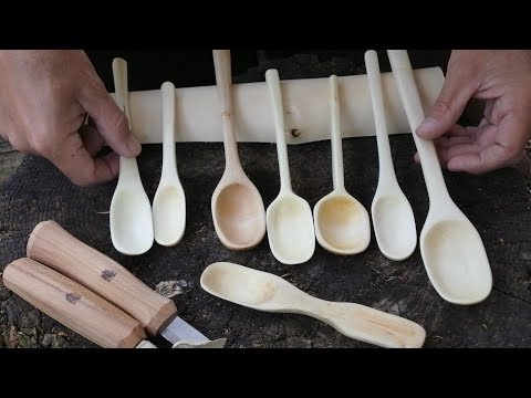 Carving a Simple Spoon.