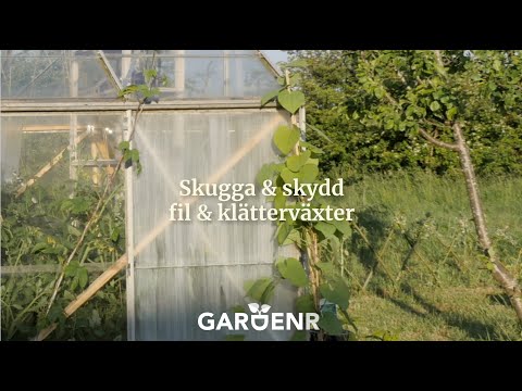Skugga och skydd till växthuset - Trädgårdshacks med GardenR
