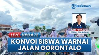 Konvoi Kelulusan Picu Kemacetan, Polisi Bubarkan Siswa di Depan SMKN 1 Gorontalo