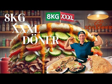 Out of this world! 8kg XXXL doner kebab 🤯 Ultimate kebab | Big M Food Challenge #11