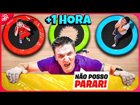 O ÚLTIMO A PARAR DE PULAR VENCE +1 HORA DESAFIOS DE RESISTÊNCIA