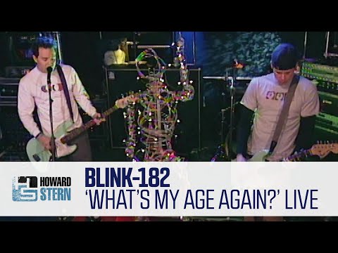Blink-182 “What’s My Age Again?” Live on the Stern Show (2000)