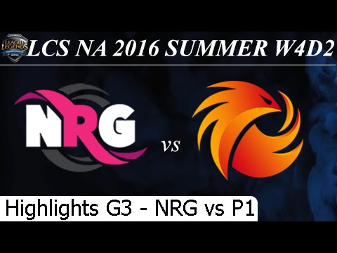 NRG vs P1 Game 3 Highlights 25/06/2016 - LCS NA Summer 2016 W4D2M6 NRG Esports vs Phoenix1