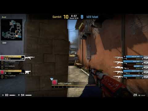 CSGO Ax1Le HIGHLIGHTS #1 | Gambit vs K23 StarLadder CIS RMR 2021(Map 1 - Inferno)