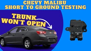 Chevy Malibu trunk won