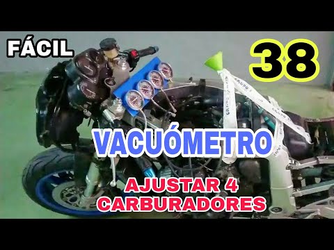 38 SINCRONIZAR CARBURADORES MOTO CON VACUÓMETRO ⏲️ FÁCIL Y BARATO