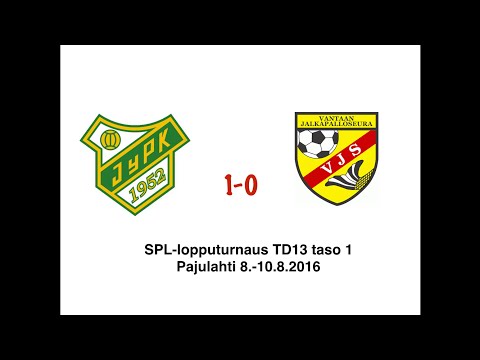 SPL TD13 Pajulahti Cup 2016 puolivälierä JyPK  - VJS