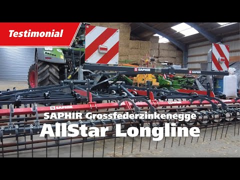 Testimonial SAPHIR AllStar Longline 750 Großfederzinkenegge