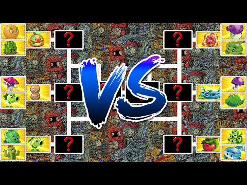 PvZ 2 Tournament Teams Plants Max Level - Who Will Win? - Plant vs Plant Battlez
