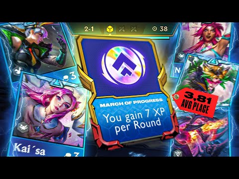 is MARCH OF PROGRESS the BEST ECON augment?? | Teamfight Tactics Patch 13.1B