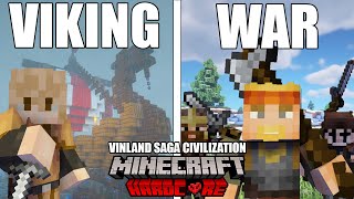 100 Players Simulate a Vinland Saga Civilization in Minecraft...
