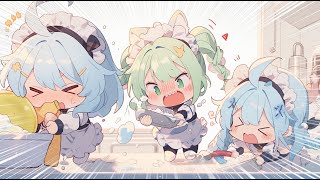 【フリーBGM035】ものすごい勢いで皿を洗っている時のBGM【2023.06.11制作】