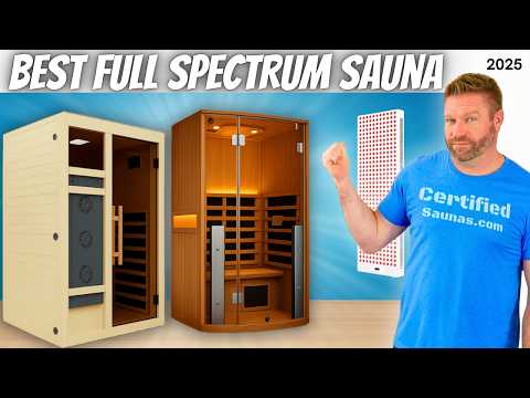Best Full Spectrum Sauna With Red Light Therapy 2025 ?  (Clearlight vs Heavenly heat vs Sunlighten)