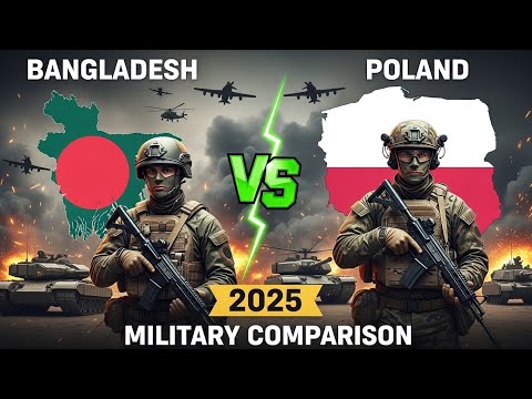 Bangladesh vs Poland military power comparison 2025.Bangladesh vs Poland military power.