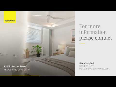 114/81 Sutton Street, Redcliffe, QLD 4020, 2 कमरे, 2 बाथरूम, Apartment