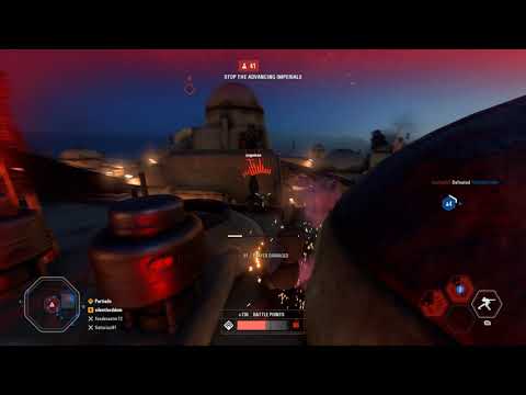 Defending Tatooine at Night - Star Wars Battlefront 2
