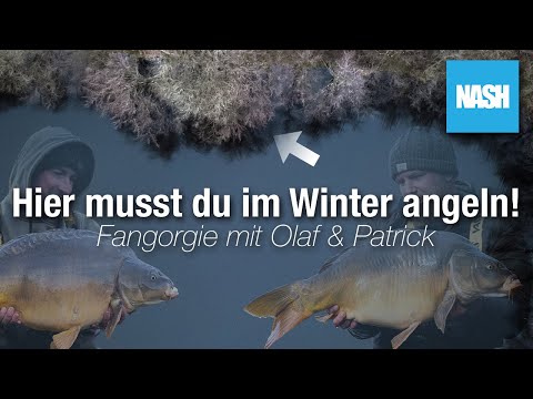Karpfenangeln im Winter - Winterstrategie von Olaf und Patrick führt zu Fangorgie am Jarlat