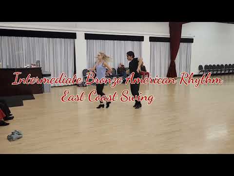 Intermediate Bronze American Rhythm East Coast Swing: Chicken walks and full routine