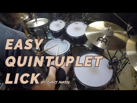 Easy Quintuplet Lick - Drum Lesson | Chris Raggl