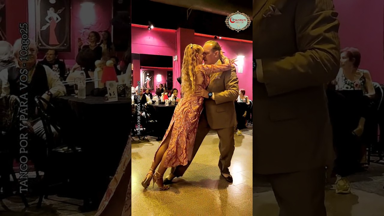 Video thumbnail for Lorena Emocida y Pancho Martinez Pey. Historia de un amor (Misteriosa BsAs) Champagne Tango 10ago25