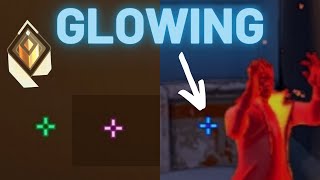 Create a GLOWING Crosshair From ANY Color in Valorant