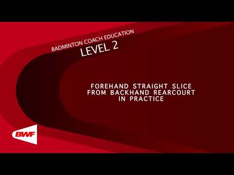 CE2M5V21 Forehand Straight Slice from Backhand Rearcourt