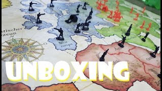 Unboxing Risiko Strategie Brettspiel - Risk Hasbro Gaming