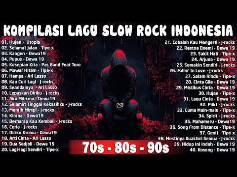 Lagu Slow Rock Indonesia Populer Era '90 an| Hujan -  Utopia |  Hampa -  Ari Lasso | Kangen - Dewa19