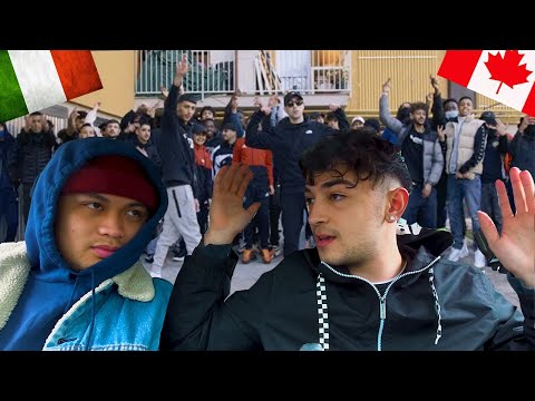 CANADIANS REACT TO ITALIAN DRILL - JAMIL FEAT. BABY GANG - SPORT (OFFICIAL VIDEO)
