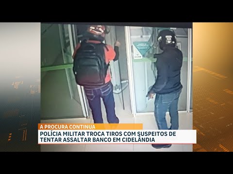 Agência bancaria é alvo de tentativa de assalto, em Cidelândia-MA