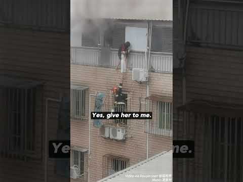 Firefighter told woman trapped in fire to trust him