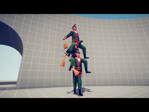 TABS | Jingle Bells Vs Every Units Totally Accurate Battle Simulator