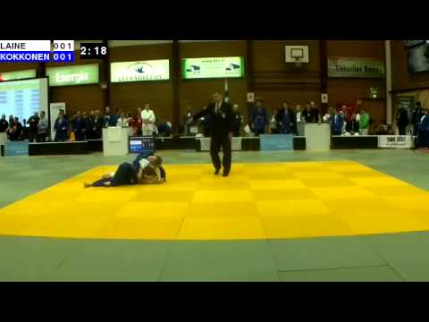 Sovelletun judon SM 2014: Sov M-90: LAINE - KOKKONEN
