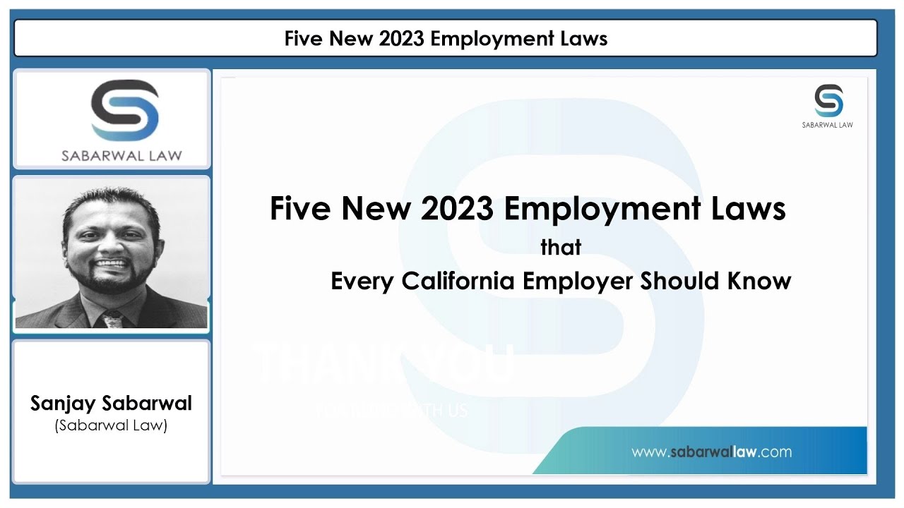 5 New 2023 Employment Law