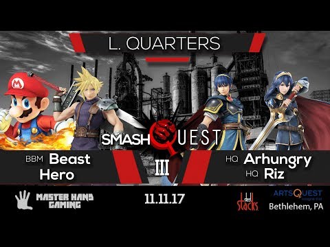 SmashQuest 3 - Hero + BBM | Beast vs. HQ | Arhungry + HQ | Riz - Loser's Quarters