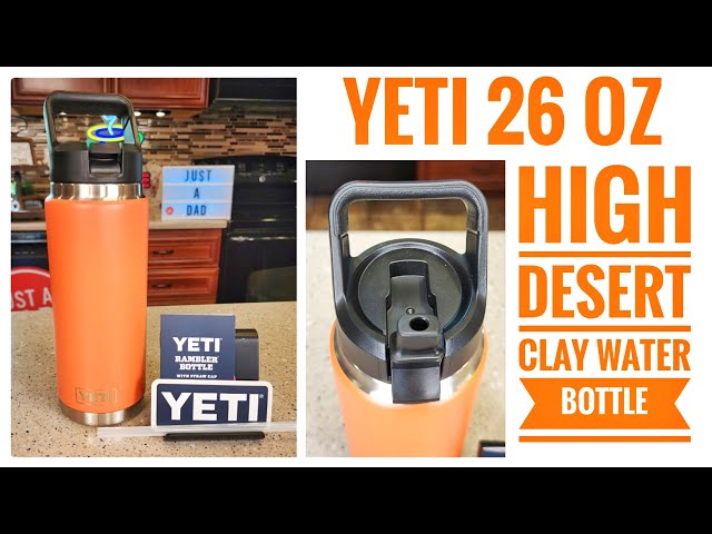 Vídeo relacionado con YETI Rambler C Straw Bottle, Stainless Steel Vacuum Insulated Bottle with Straw Cap, Navy, 26 oz (769 ml)