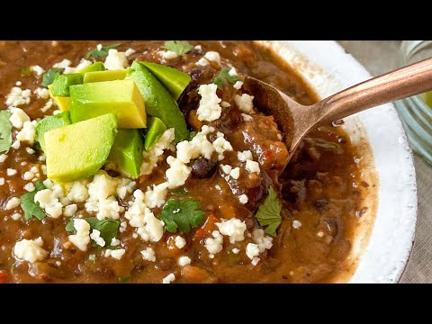 Spicy Black Bean Soup Recipe