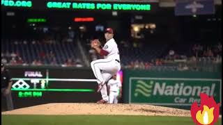 Nationals Pitcher, Paolo Espino Shows His Pitching Mechanics