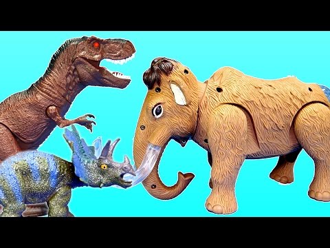 Walking Woolly Mammoth Light and Sound Prehistoric Animals and Dinosaurs Fun Adventure Toys For Kids