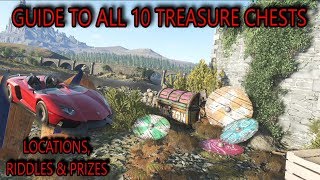 Forza Horizon 4 - ALL 10 Treasure Hunt Locations | Fortune Island GUIDE