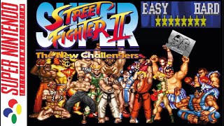 Super Street Fighter 2 LEVEL 8 - SNES - C&M Playthrough