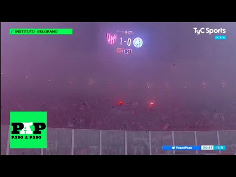 instituto 1-0 belgrano | resumen de TYC SPORT (PASO A PASO)