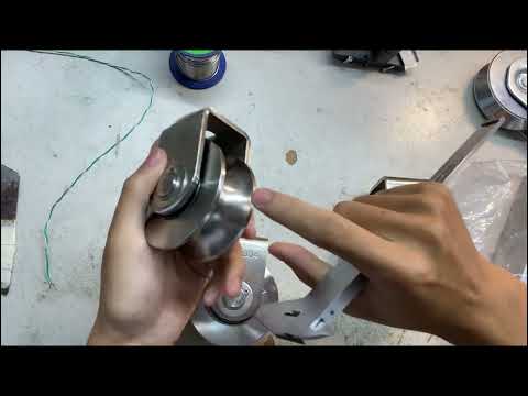 Bánh Xe Cửa lùa Chạy Ray V - Cao 84mm