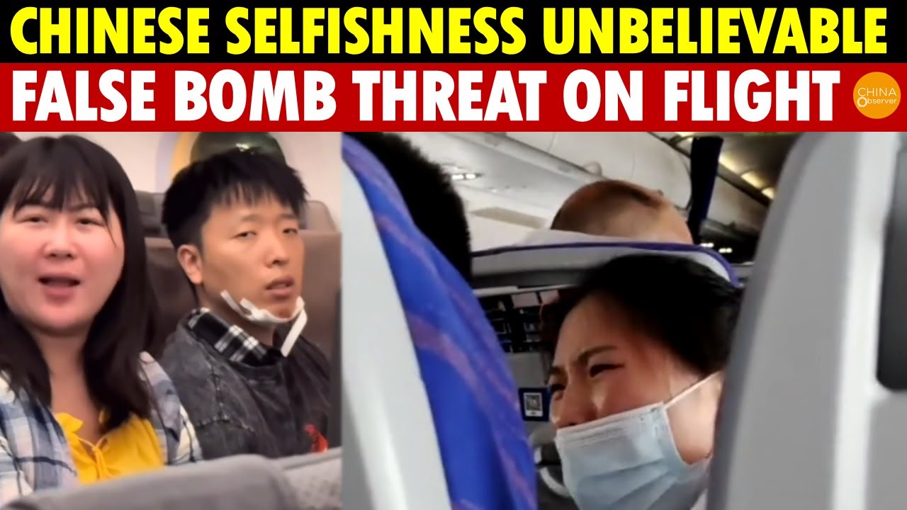 SHOCKING! Chinese Couple Fakes Bomb Threat to Cancel Flight Over Seat Change, Arrested in Malaysia