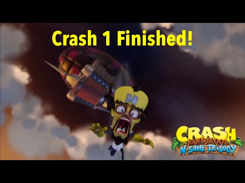 Crash 1 Finished! [Crash N'Sane Trilogy Let's Play Pt16]