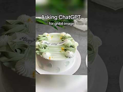 🌻Real Cake v/s Ghibli Cake🌼|#shortsviral #short #foryou #cakedesign