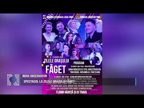 Spectacol la Zilele Orașului Făget