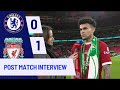 Luis Diaz share his thoughts after an emotional Carabao Cup win for Liverpool at Wembley|Carabao Cup