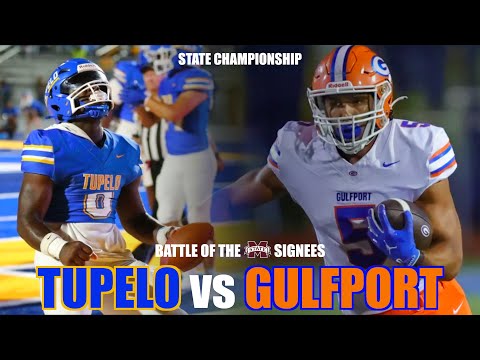 STATE CHAMPIONSHIP | TUPELO vs GULFPORT | MISSISSIPPI STATE SIGNEES BATTLE | BIG PLAY ENDS THE GAME!